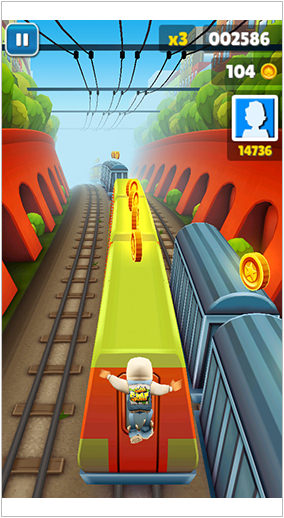 《APP》Subway Surfers跑酷街機@街頭塗鴉落跑給警察追