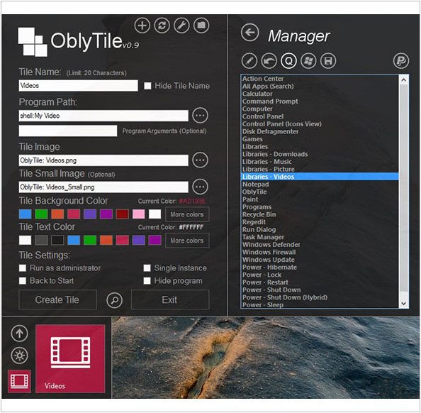 《軟體》OblyTile 輕鬆優化W8桌面顯示@建立Windows 8 Metro桌布介面動態磚
