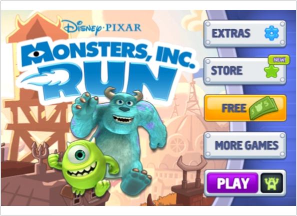 《APP》Monsters Run怪獸電力公司大爆走@怪獸大學電影即將上映‧動畫街機跑酷遊戲