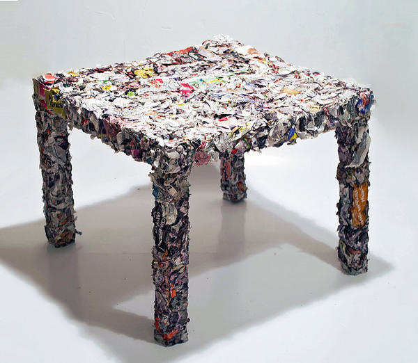 [家具設計]舊書回收計畫「IKEA table」