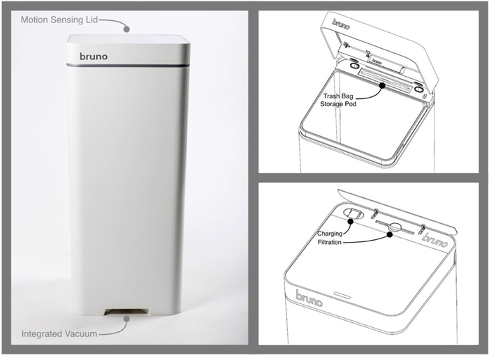 [產品設計]智慧吸塵垃圾桶Bruno Smartcan