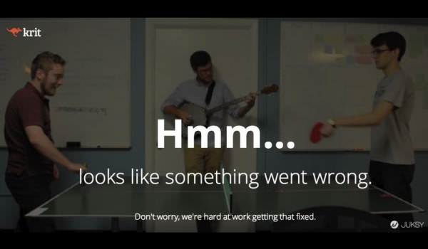 [網頁設計]404錯誤頁面視覺藝術