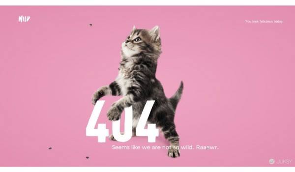 [網頁設計]404錯誤頁面視覺藝術