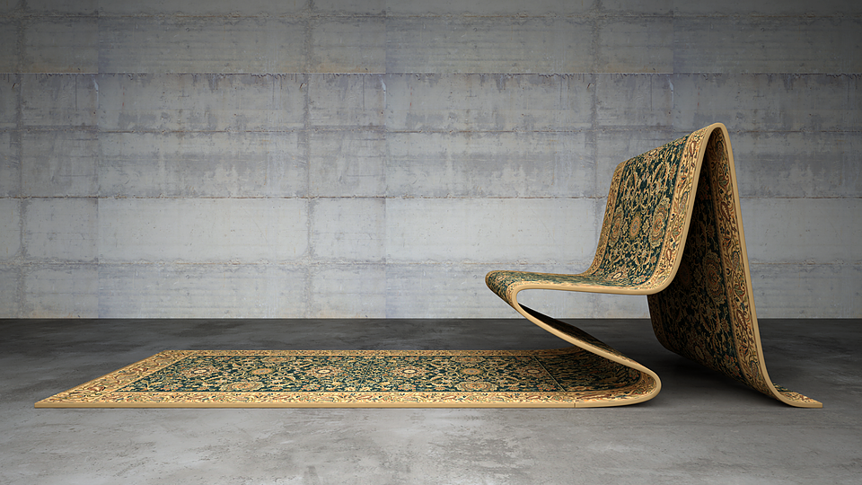 [家具設計]Carpet Chair魔毯椅