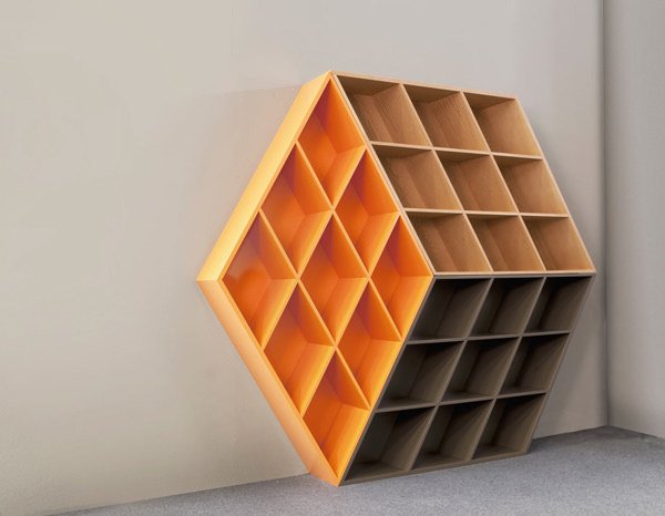 [家具設計]Rubika B601幾何方塊書櫃