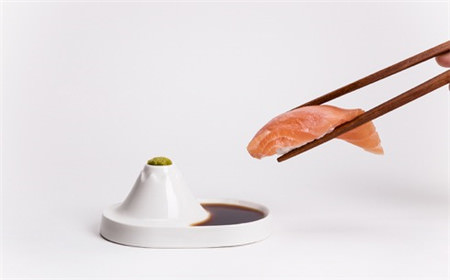 [餐具設計]富士山醬油碟