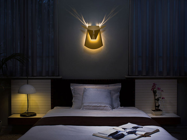 [家具設計]以色列出品「動物立體投影燈」