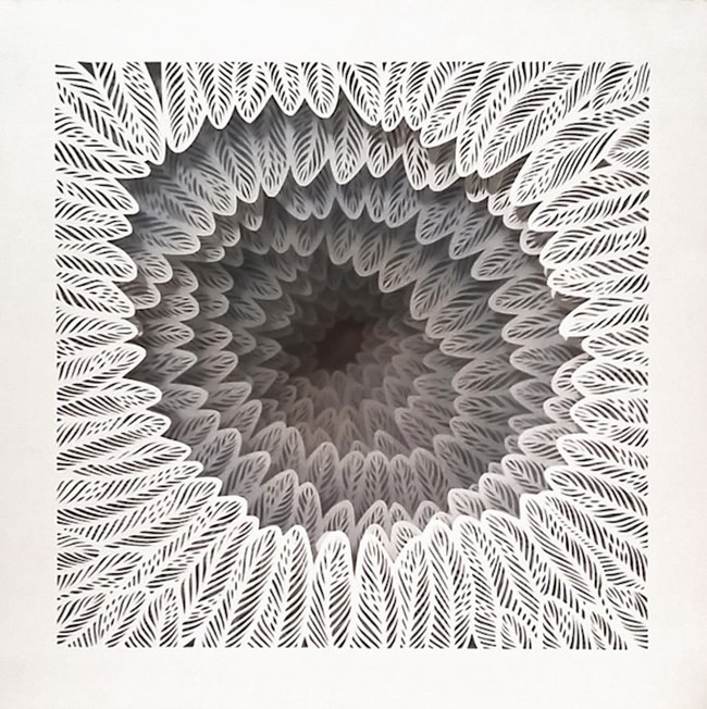 [平面設計]立體三度空間剪紙藝術