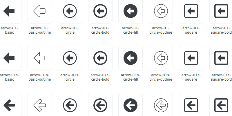 [免費] LR icons 箭頭專屬圖庫@SVG 可商用/個人學術授權標誌 - Funtory設計生活